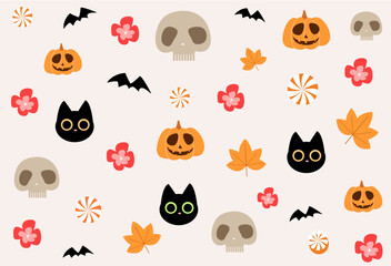 Happy halloween pattern