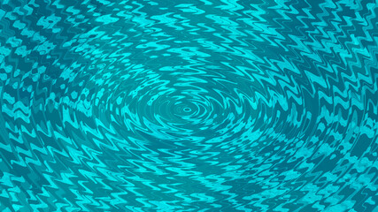 3d illustration of a vortex in blue sea.