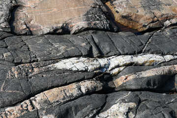 Smooth rock surface