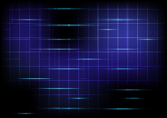 Abstract Hi-tech digital technology and engineering on blue color background.