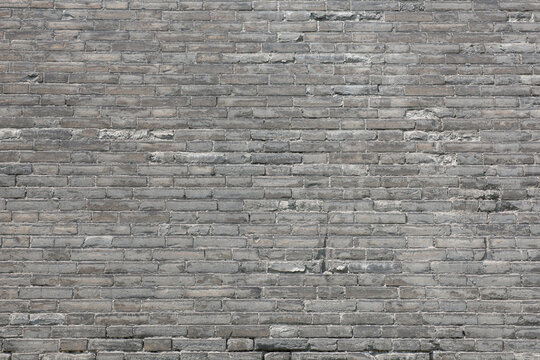 Fototapeta old gray brick wall texture background