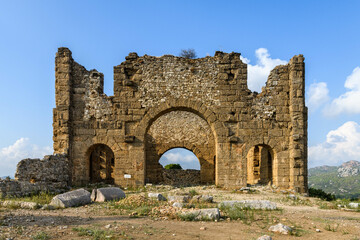 TURKEY - ANTALYA - THE RUINS OF THE BASILICA IN ASPENDOS - 2022 - JOHANN MUSZYNSKI