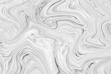 Gray abstract texture with swirl and marble effect, seamless abstraction, watercolor marbling pattern. Colorful liquid paint backgrounds. Fabric, gift wrapping. Tabletop stone waves.