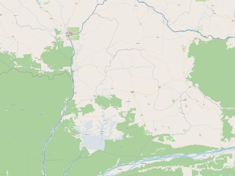 Sud-Ubangi, Democratic Republic of the Congo. OSM. No legend