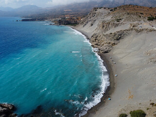Agios Pavlos, Village et plage, Crète, Grèce, Europe