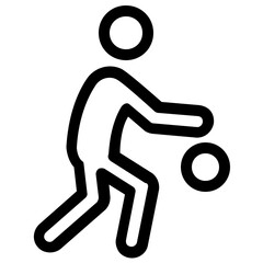 Soccer Player Vector Icon 