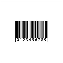 barcode icon vector illustration symbol