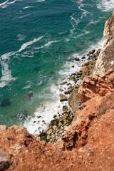 Felsenküste in Nazaré