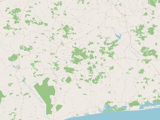 Goh-Djiboua, Cote d'Ivoire. OSM. No legend