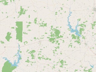 Sassandra-Marahoue, Cote d'Ivoire. OSM. No legend