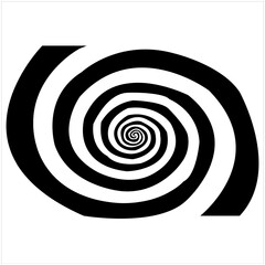 Optical illusion black and white