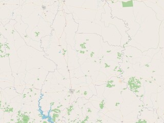 Vallee du Bandama, Cote d'Ivoire. OSM. No legend