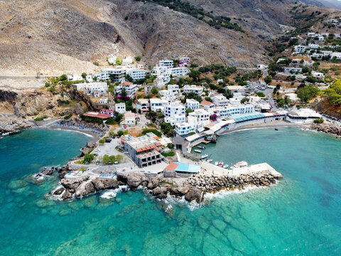 Chora Sfakion, Sfakia, Cr&egrave;te, Gr&egrave;ce, Europe.