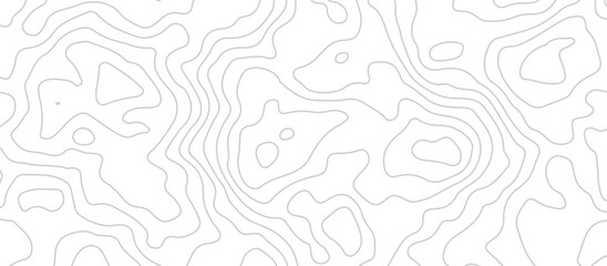 Black and white wave abstract topographic map contour, lines Pattern background. Topographic map and landscape terrain texture grid. Wavy banner and color geometric form.