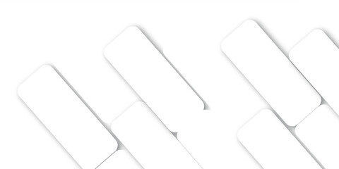 Abstract  white geometric overlapping square pattern design of technology background with shadow. You can use for add, poster, design artwork, template, banner, wallpaper.