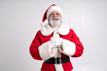 Image of Santa claus getting ready for the christmas 2021