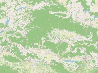 Pozesko-Slavonska, Croatia. OSM. No legend