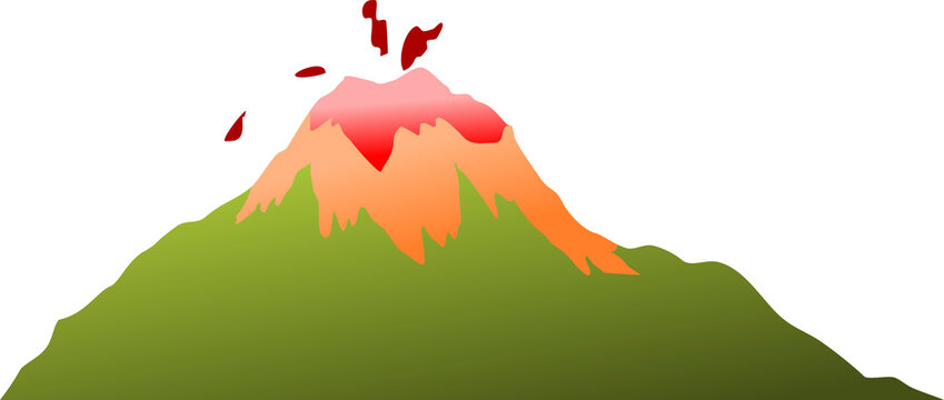 Mountain Volcano Png