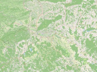 Zagrebacka, Croatia. OSM. No legend