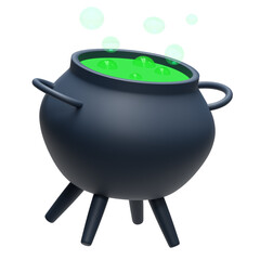 3D Illustration Halloween, Spell 3D Rendering