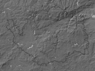 Karlovarsky, Czech Republic. Grayscale. No legend