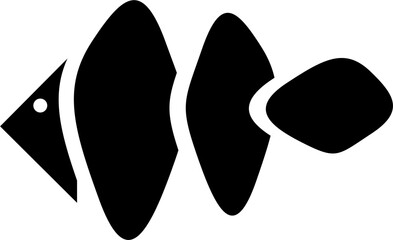 Black and white fish