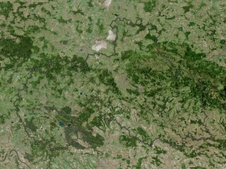 Liberecky, Czech Republic. High-res satellite. No legend