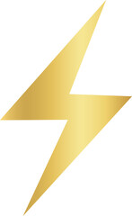 gold thunderbolt sticker, flash sale, golden thunderstorm