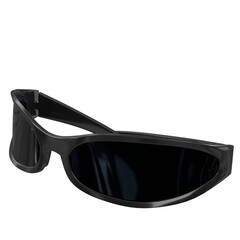 3d rendering illustration of wrap around sunglasses