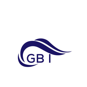 GBI letter logo. GBI blue image on white background. GBI Monogram logo design for entrepreneur and business. GBI best icon.
