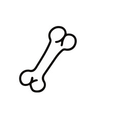 bone skeleton mexico hand drawn style