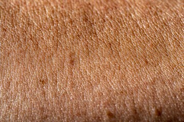 Macro shot of the human skin texture.