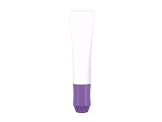 Transparent Glossy Plastic Cosmetic Tube Image