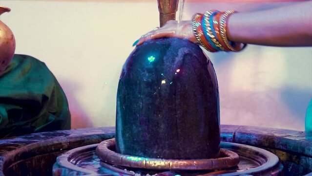 Rudrabhishek
Rudrabhishek puja is a supreme ritual. It is considered to be one of the purest rituals in Hinduism. Rudrabhishek puja is performed by giving a sacred bath to Lord Shiva