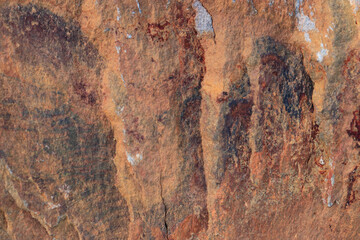 Inner layer texture of sedimentary rock. Stone background.