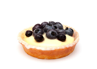 Panna cotta with blueberry