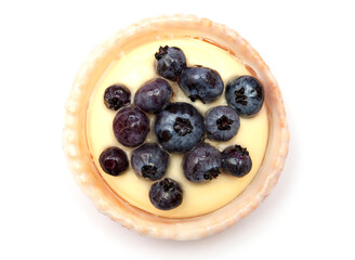 Panna cotta with blueberry
