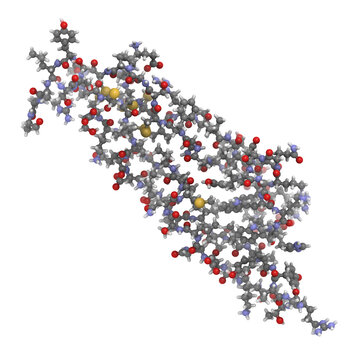 Transforming growth factor beta (TGFB) molecule, chemical structure.