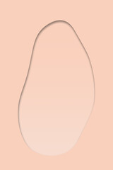 modern pastel peach colour empty background