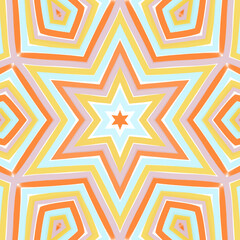 Abstract kaleidoscope background. Beautiful kaleidoscope seamless pattern. Multicolor mosaic texture. Seamless kaleidoscope texture. Unique kaleidoscope design