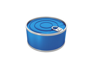 Transparent Metal Food Tin Can  Image
