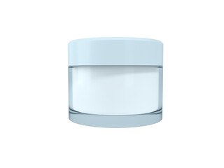 Transparent Beauty Cosmetic Cream Container Image