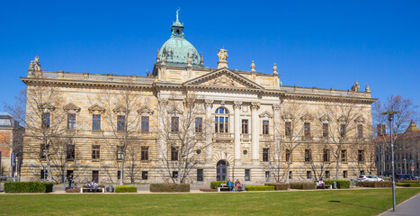 Obraz premium Historic court house in the center of Leipzig, Germany