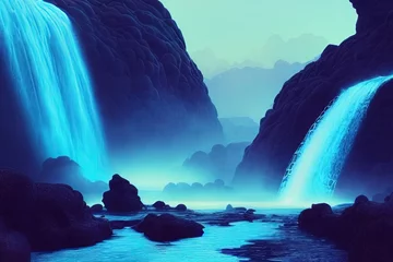 Wasserfall in der Nacht © ZenArt
