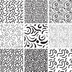 Set of  seamless patterns.