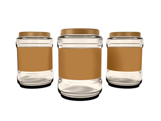 Transparent Glass Container Packaging Image