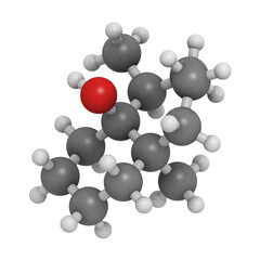 Geosmin earth flavor molecule, chemical structure