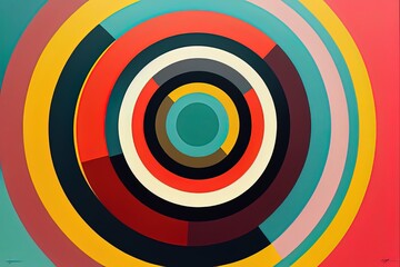 Abstract background with circles