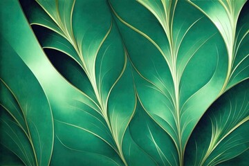 Green leaves background