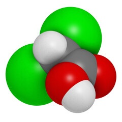 Dichloroacetic acid (DCA). Dichloroacetate salts inhibit the enzyme pyruvate dehydrogenase kinase and are evaluated in the treatment of cancer.